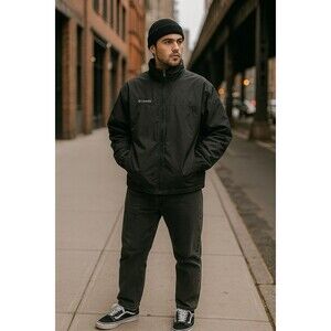 Columbia Mens Black Softshell Jacket XL